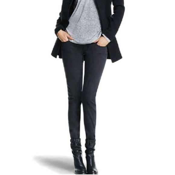 CAbiđź‘–Super Skinny Perfect Stretch Skinny Jeans SZ 4 in Faded Black #3044 - Picture 15 of 15